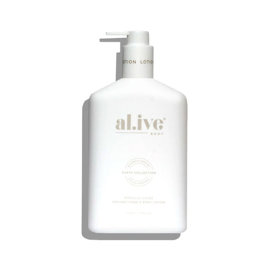 al.ive body Mango & Lychee Hand & Body Lotion Nudie Glow Australia