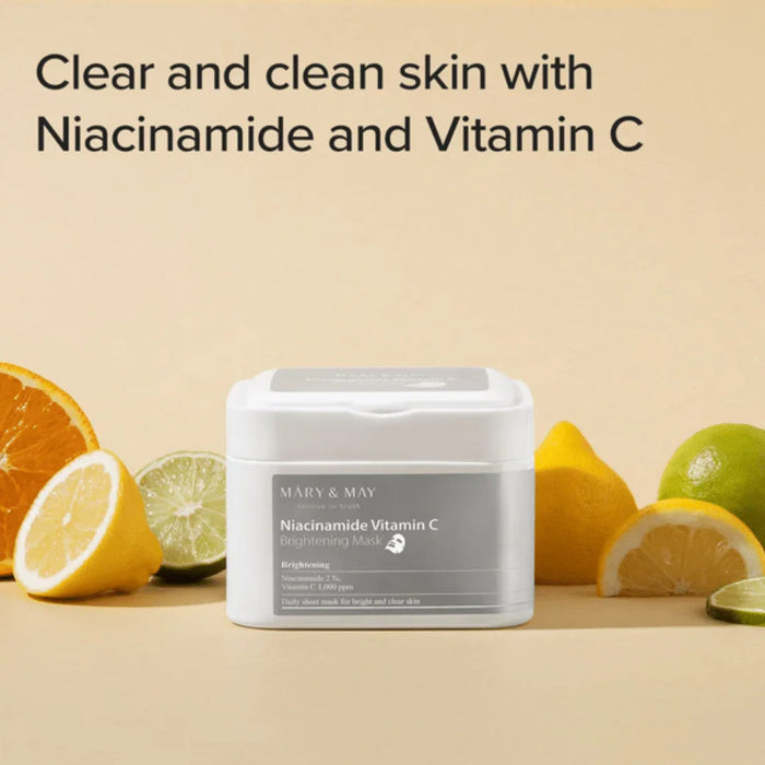 Mary&MayMary & May Niacinamide Vitamin C Brightening Mask 30PcsMood Arabia8809670681401