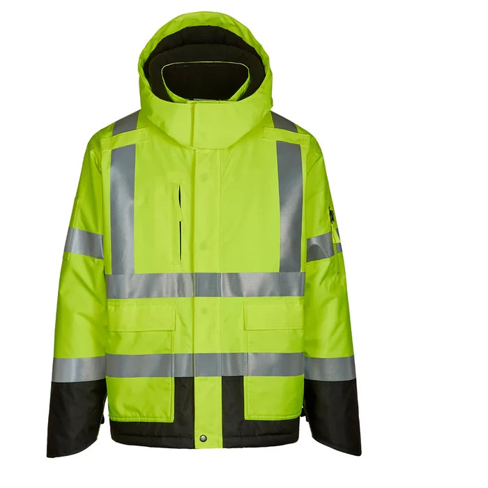 MAX- YELLOW HI-VIZ COAT  *