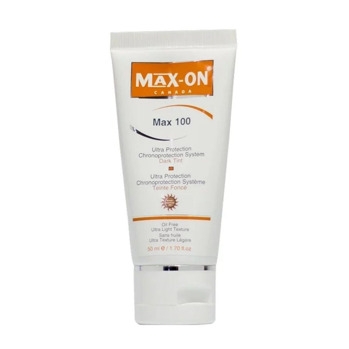 Max-On Max 100 Ultra Protection Dark Tint Cream, 50ml - Makkah Pharmacy