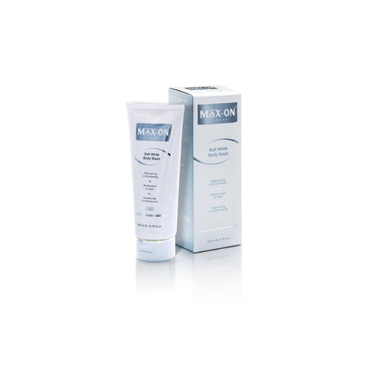 Max On Soft White Body Wash 200 ML - Makkah Pharmacy