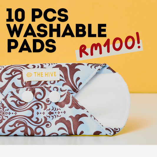 May Treats! 10pcs Washable Pads for RM100
