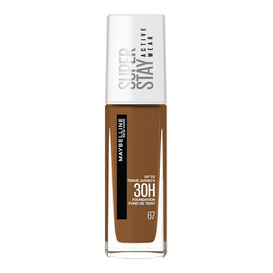 67 WARM COCONUT – Maybelline Super Stay 30H Foundation with full coverage and matte finish for long wear