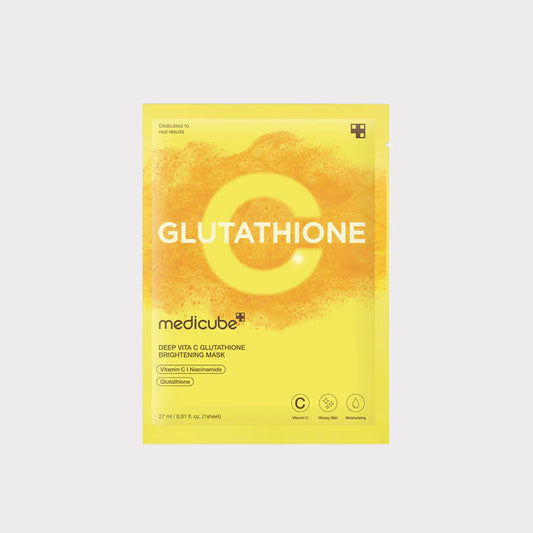 Medicube Deep Vita C Glutathione Brightening Mask vitamin C sheet mask for brightening