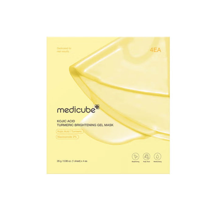 Medicube Kojic Acid Turmeric Brightening Gel Mask (4Ea)