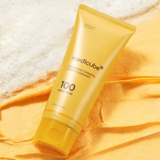 medicube Kojic Acid Turmeric Toning Cleanser brightening facial cleanser for dark spots