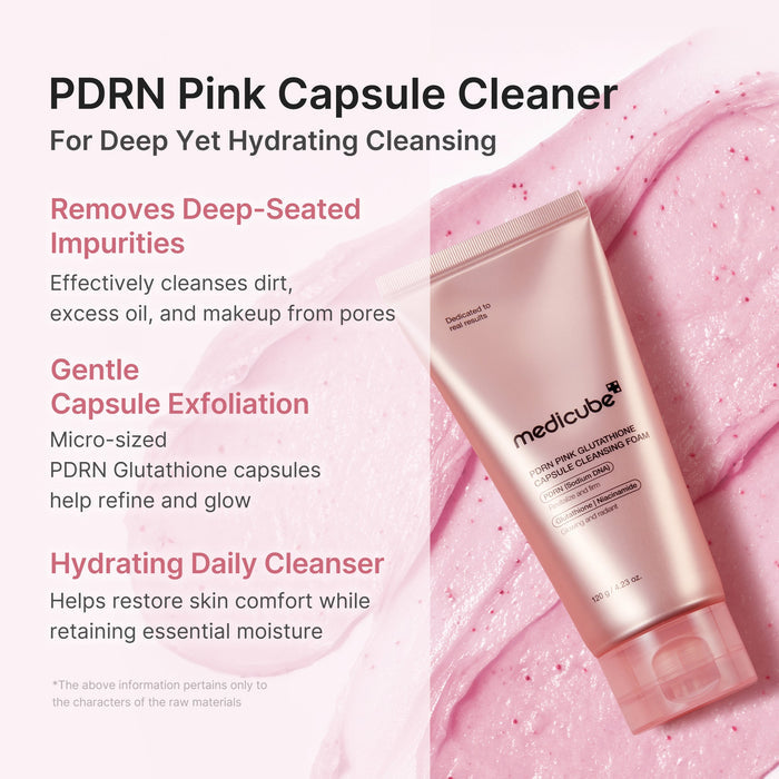 Medicube PDRN Glutathione Capsule Cleanser Foam 120g