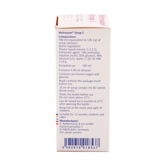 Melrosum Syrup S 100 ML - Makkah Pharmacy