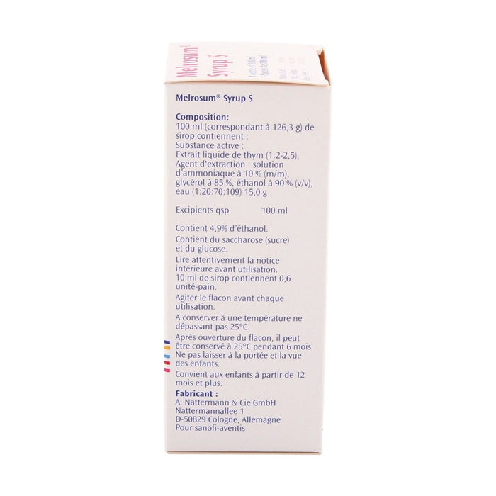 Melrosum Syrup S 100 ML - Makkah Pharmacy