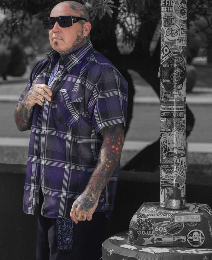 Menace Shortie Short Sleeve Flannel