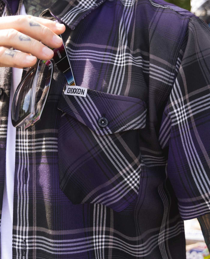 Menace Shortie Short Sleeve Flannel