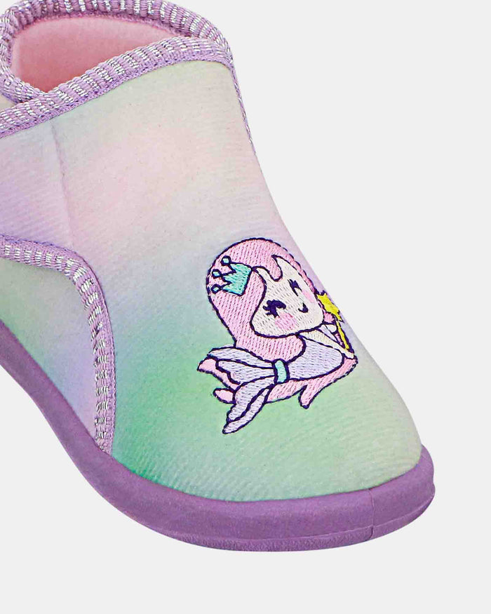 Mermaid Slipper Rainbow