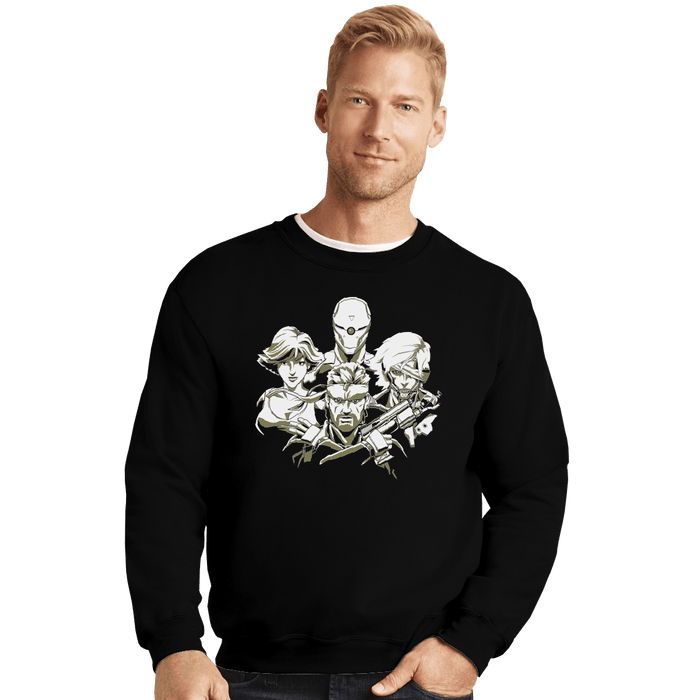 Crewneck Sweater, Unisex / Small / Black