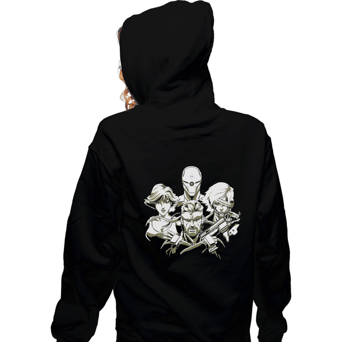 Zippered Hoodies, Unisex / Small / Black