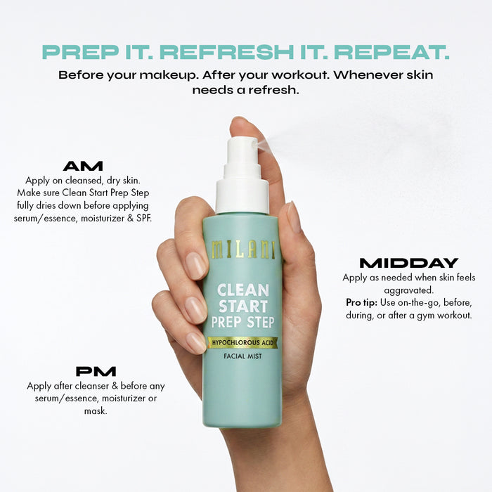 Milani Clean Start Prep Step Facial Mist