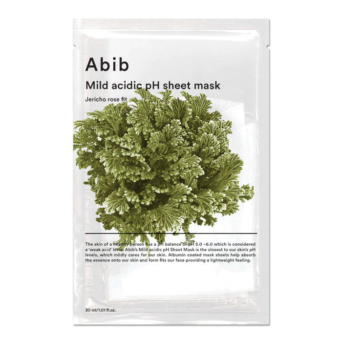 Abib Mild Acidic pH Sheet Mask Jericho Rose Fit Nudie Glow Australia