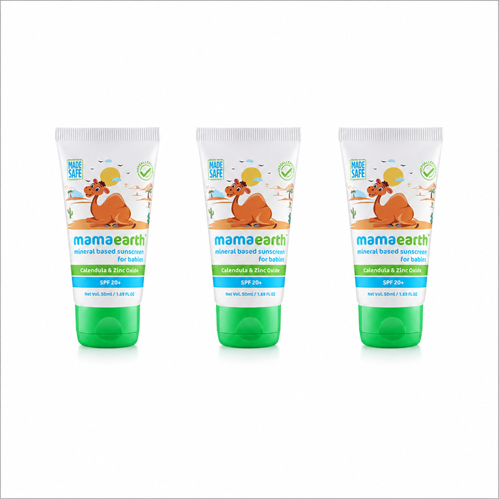 Mineral Based Sunscreen 50ml (Pack of 3)