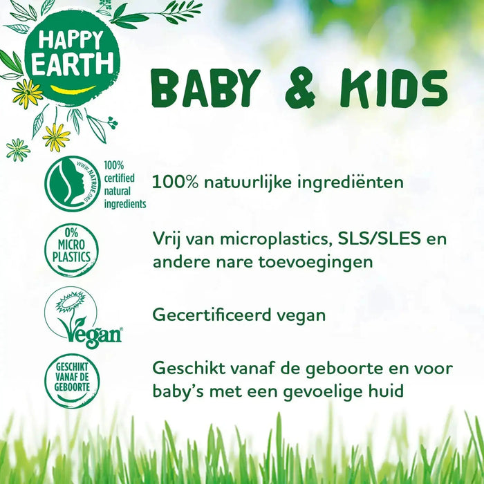 Mini Soap-Free Wash & Bath Gel Baby & Kids 100 ml Happy Earth