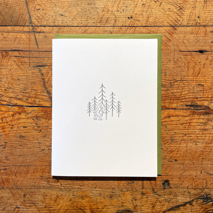 Minimal Adventure Letterpress Cards