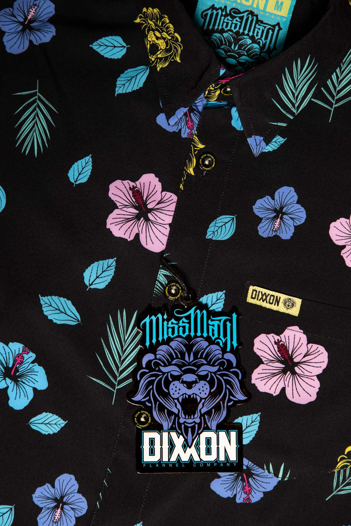 Miss May I Women's Short Sleeve Party Shirt