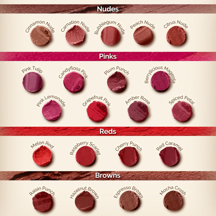 Moisture Matte LongStay Lipstick with Vitamin E & Avocado - 2g | Spiced Petal