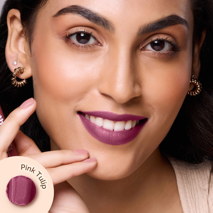 Moisture Matte Longstay Mini Lipstick- 0.7 g | Pink Tulip