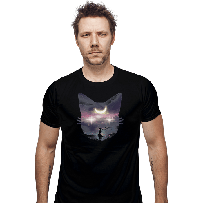 Shirts Fitted Shirts, Mens / Small / Black Moon Chaser