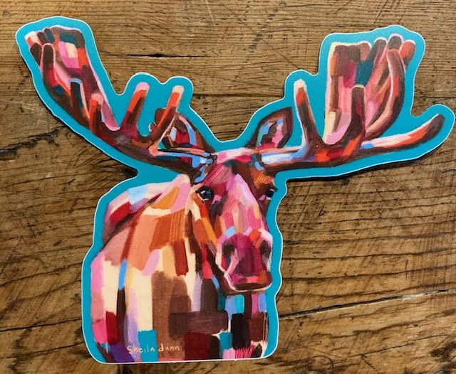 Moose Sticker