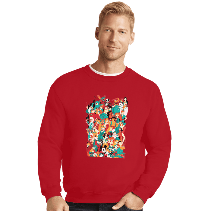 Crewneck Sweater, Unisex / Small / Red