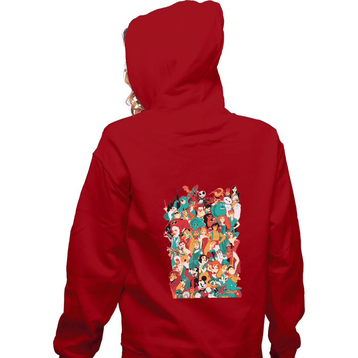 Zippered Hoodies, Unisex / Small / Red