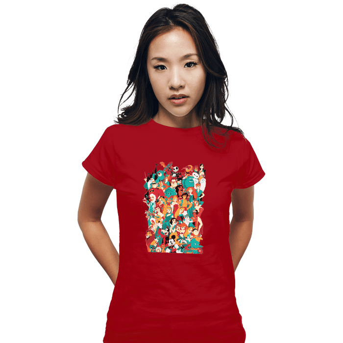 Fitted Shirts, Woman / Small / Red