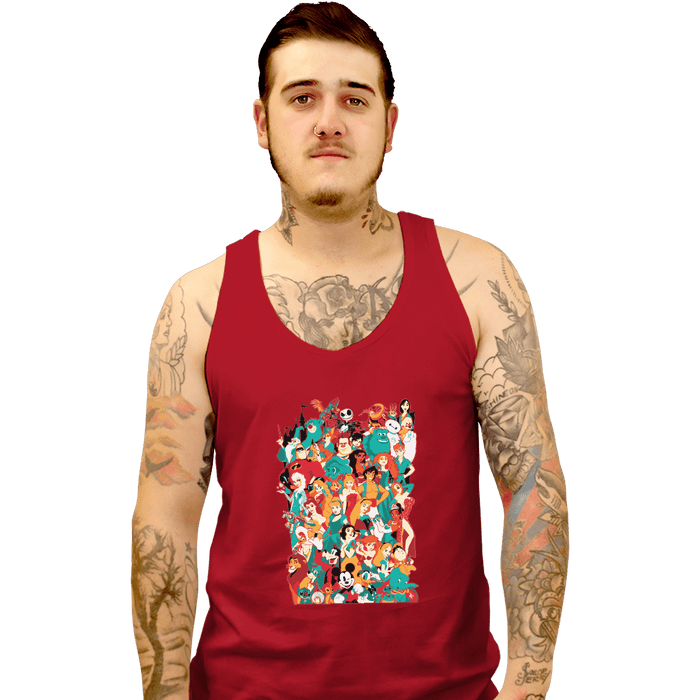 Tank Top, Unisex / Small / Red