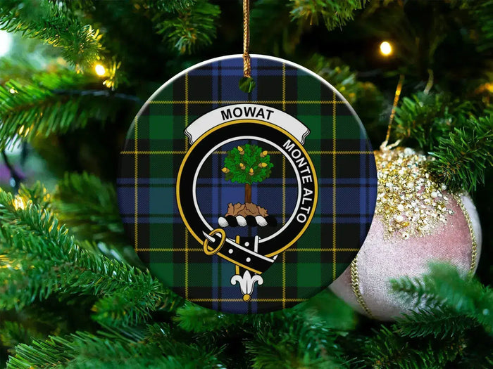 Mowat Monte Alto Plaid Design Christmas Ornament