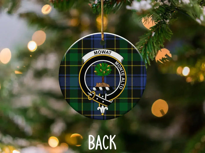 Mowat Monte Alto Back Festive Christmas Ornament