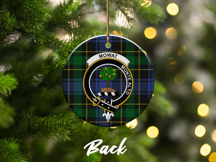 Mowat Monte Alto Tartan Plaid Ornament Holiday