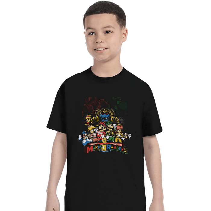 Shirts T-Shirts, Youth / XL / Black Mushroom Rangers