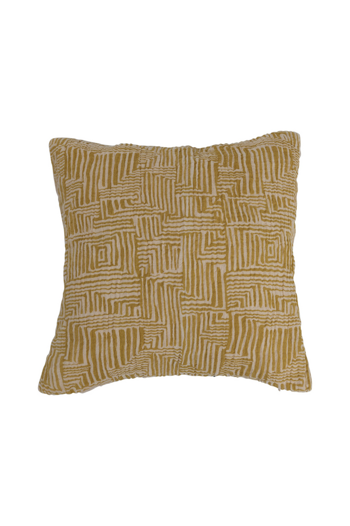 Creative-Co-Op-Mustard-Kuba-Cloth-Pillow