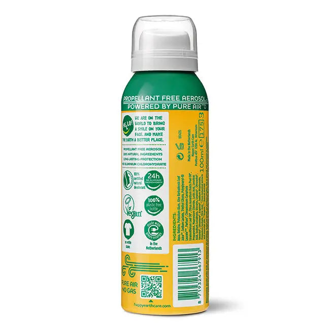 Natuurlijke Air Deo Spray Jasmine Ho Wood Happy Earth