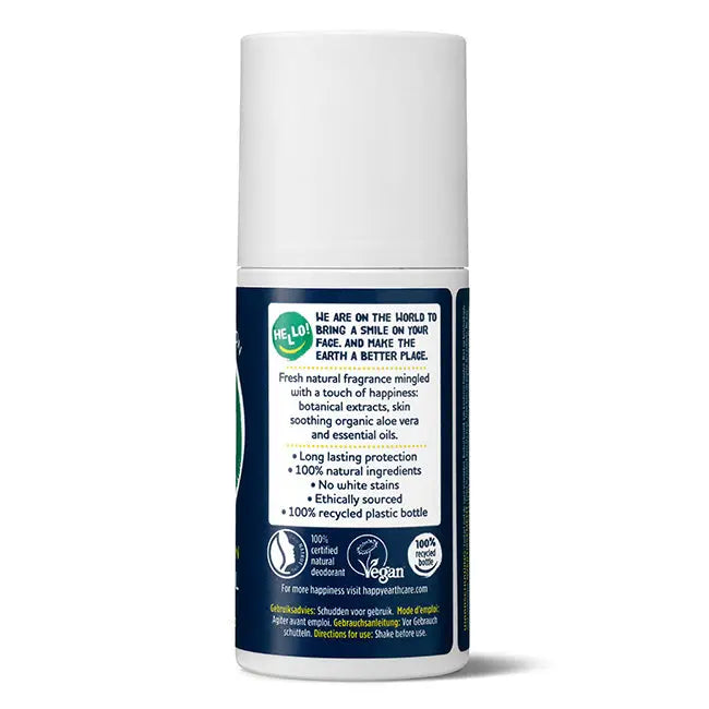 Natuurlijke Deodorant Roller Lemon Sandalwood Happy Earth