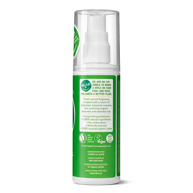 Natuurlijke Deodorant Spray Cucumber Matcha Happy Earth