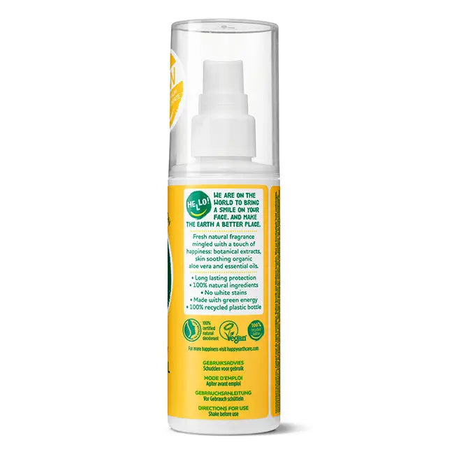 Natuurlijke Deodorant Spray Jasmine Ho Wood Happy Earth