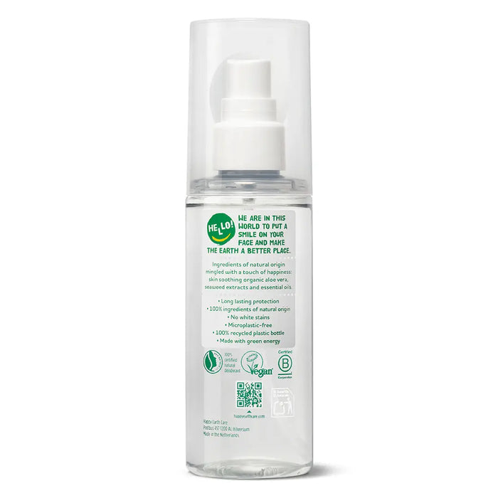 Natuurlijke Deodorant Spray Unscented Happy Earth