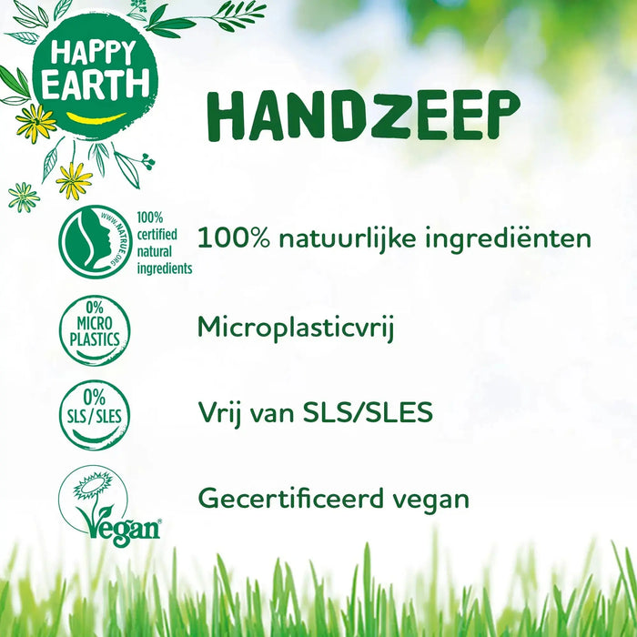 Natural Hand Soap Cucumber Matcha Happy Earth