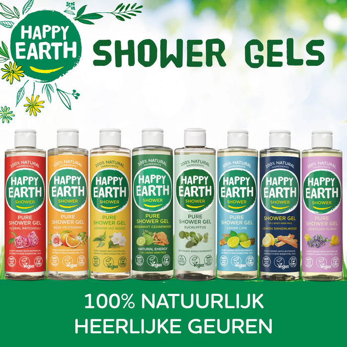 Happy Earth 100% Natuurlijke Douchegel Eucalyptus Happy Earth