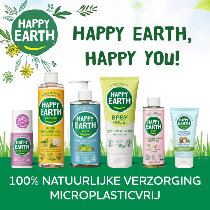 Happy Earth 100% Natuurlijke Douchegel Eucalyptus Happy Earth