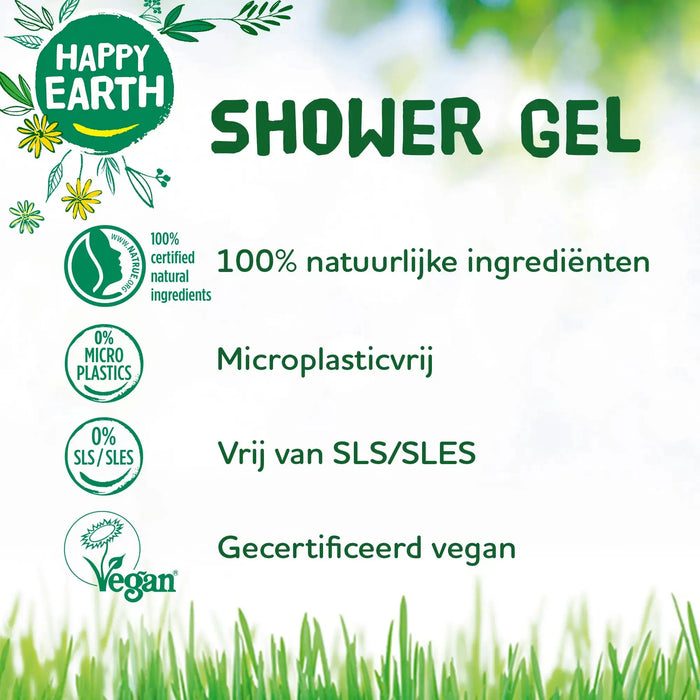 Natuurlijke  Douchegel Jasmine Ho Wood (kopie) Happy Earth