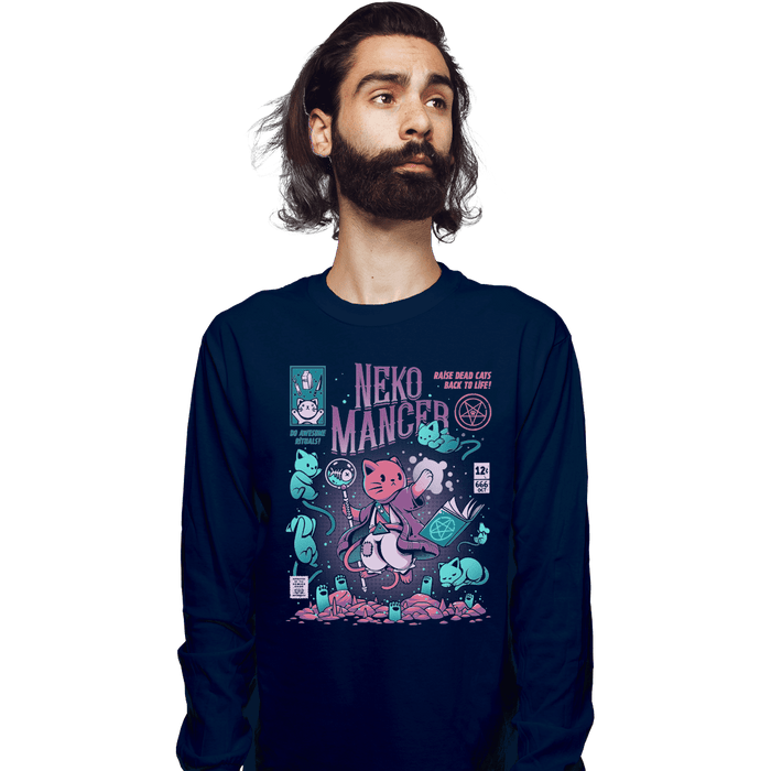 Long Sleeve Shirts, Unisex / Small / Navy