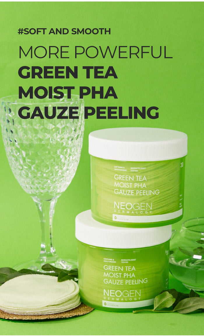 Neogen Green Tea Moist PHA Gauze Peeling 30