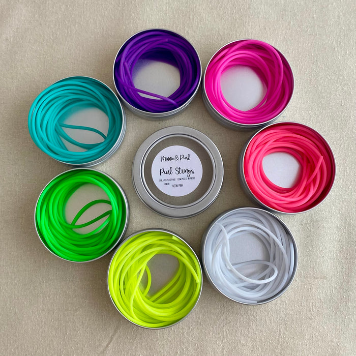 Neon Yellow: Purl Strings