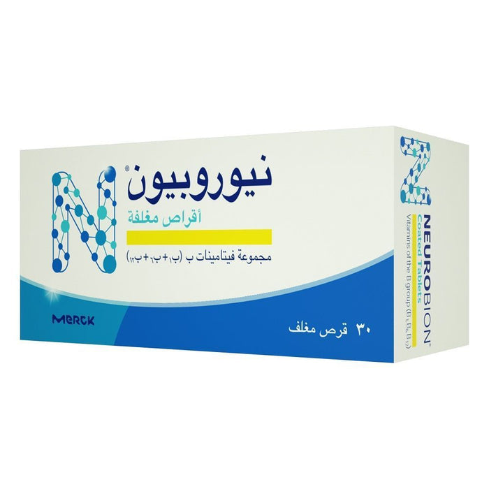 Neurobion Vitamin B Complex Nervous System Support Supplement, 30 Tablets